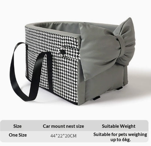 Small Pet Safety Seat In Car Nest Travel Car Cushion