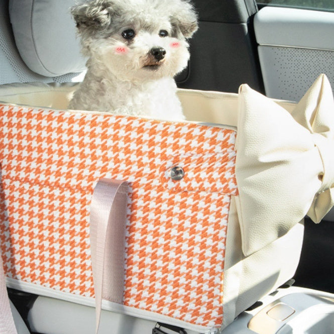 Small Pet Safety Seat In Car Nest Travel Car Cushion